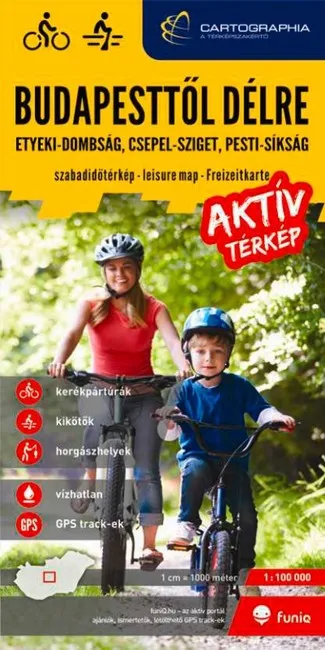 Biztonságos vásárlás Budapesttől délre aktív térkép /Etyeki-dombság, Csepel-sziget, Pesti-síkság