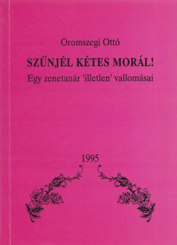 Szűnjél kétes morál! (dedikált) Kedvezményes ár