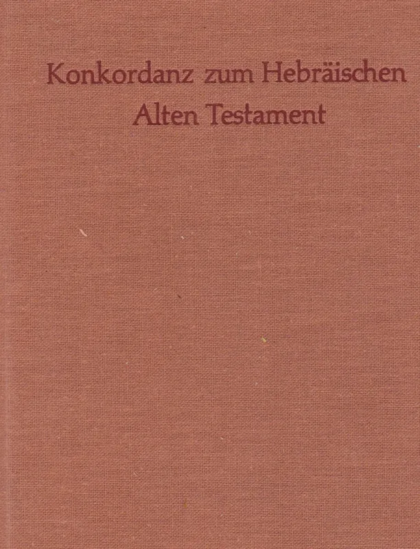 Árcsökkenés Konkordanz zum Hebräischen Alten Testament