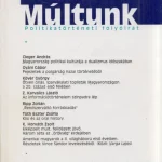 Rendeld meg most Múltunk 2000/3